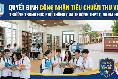 Quyết định công nhận tiêu chuẩn thư viện trường trung học phổ thông