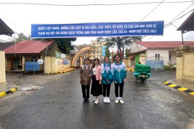 KÉT QUẢ HỘI THI HÙNG BIỆN TIẾNG ANH TỈNH NAM ĐỊNH LẦN THỨ XI NĂM HỌC 2022-2023