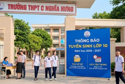 Thông báo  thu hồ sơ tuyển sinh và lịch tập trung lớp 10 năm học 2026 – 2027