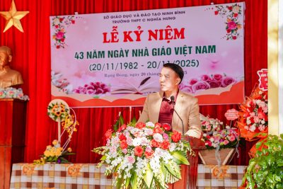 Trường THPT C Nghĩa Hưng long trọng tổ chức Lễ kỷ niệm 43 năm ngày Nhà giáo Việt Nam (20/11/1982 – 20/11/2025)