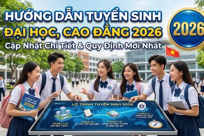 Hướng dẫn tuyển sinh đại học, tuyển sinh cao đẳng 2026