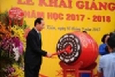 Thư của Chủ tịch Nước nhân ngày khai giảng năm học mới 2017-2018
