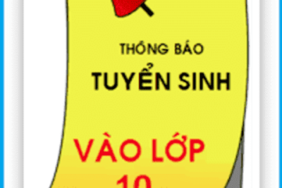Thông báo chỉ tiêu tuyển sinh vào lớp 10 năm học 2024-2025