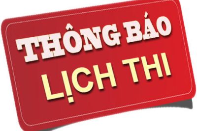 Thông báo lịch kiểm tra, danh sách phòng kiểm tra giữa kỳ 1, năm học 2023-2024