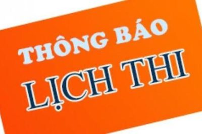 Thông báo lịch thi, danh sách phòng thi kỳ thi thử TN lần 1 năm học 2021-2022